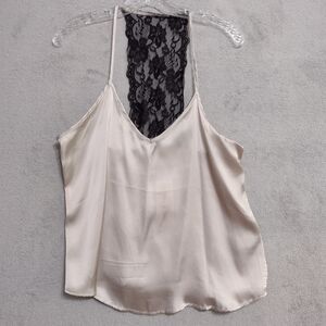 Y2K - Satiny lacey Camisole, size small cami